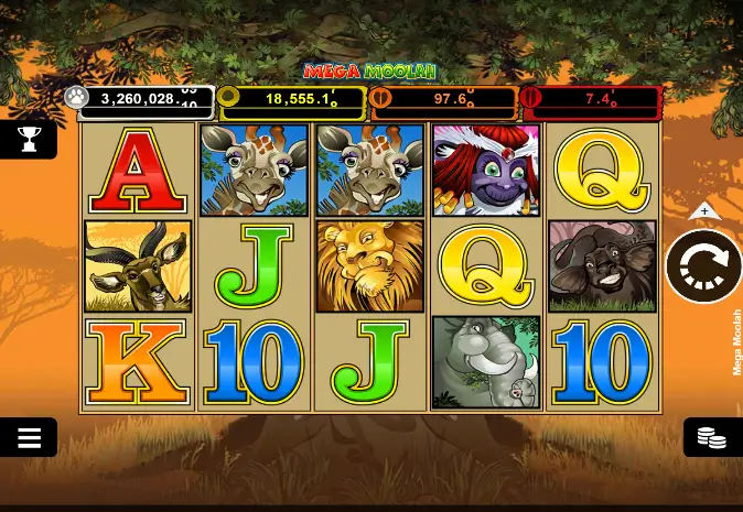 Mega Moolah logo slot